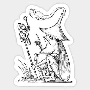 Grotesque #3 The Drolatic Dreams of Pantagruel (1565) Sticker